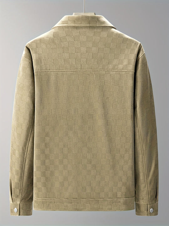 DUMONT LYON | Fleesch-Veste aus Veloursleder