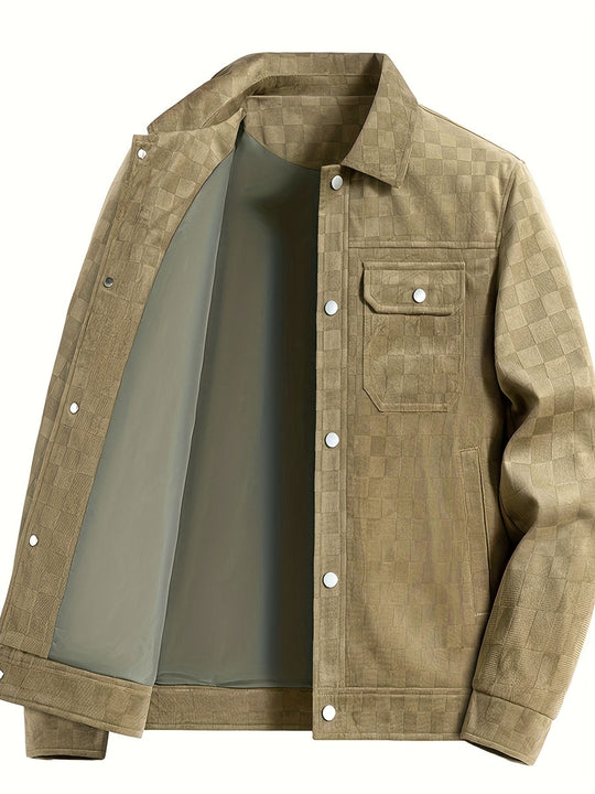 DUMONT LYON | Fleesch-Veste aus Veloursleder