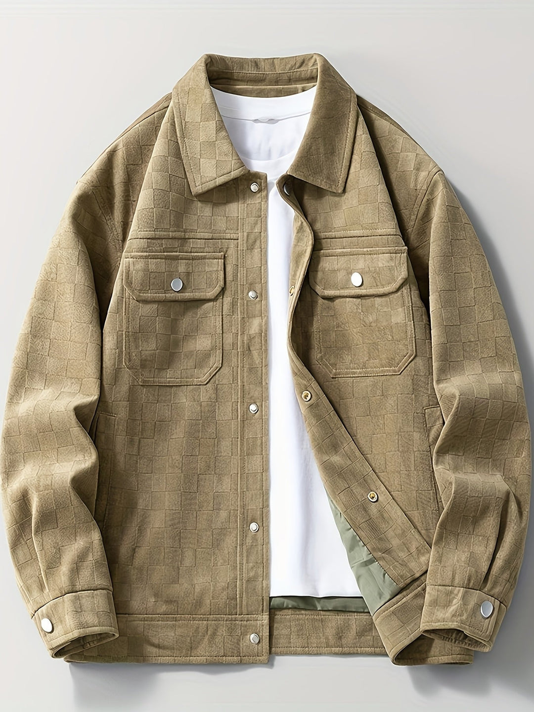 DUMONT LYON | Fleesch-Veste aus Veloursleder